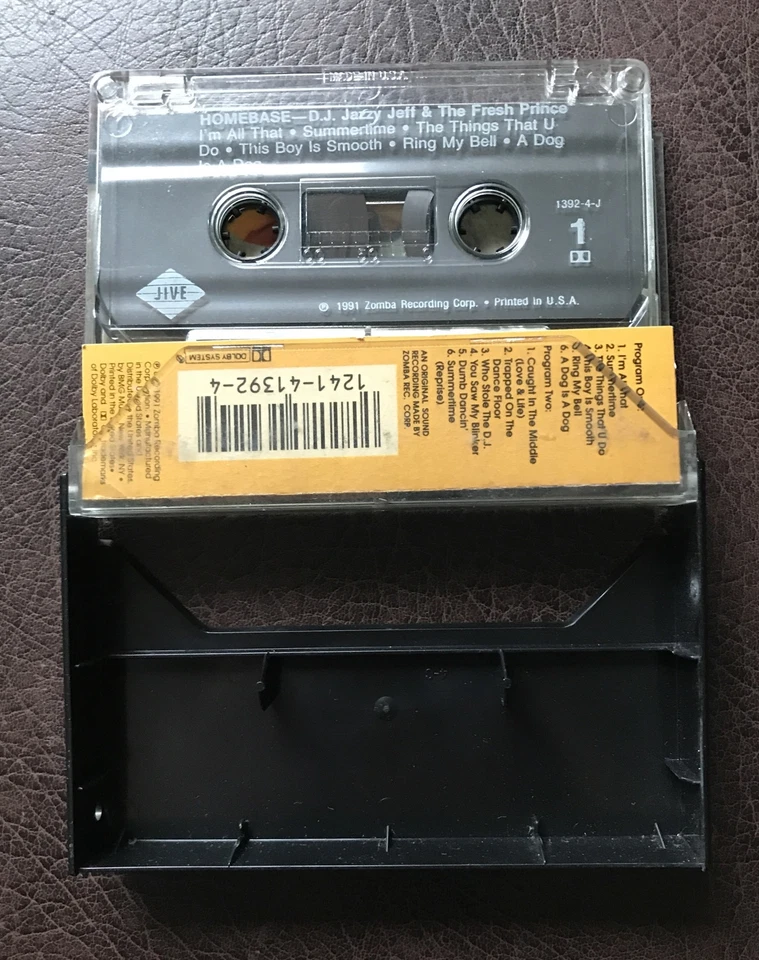 DJ Jazzy Jeff & the Fresh Prince - Homebase Cassette (1991) - Image 2 of 4