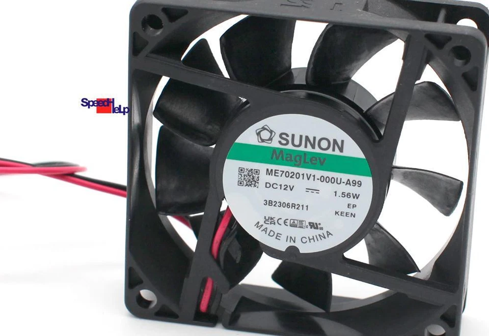 Refroidisseur Ventilateur 70MM 20MM 70x70x20MM SUNON ME70201V1-000U-A99 12V 33dB - Photo 2/4