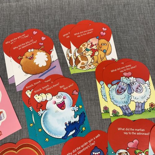 VTG LOT 19 Die Cut, Folding, Sticker Valentine Cards Mostly Current Unused - Picture 4 of 18