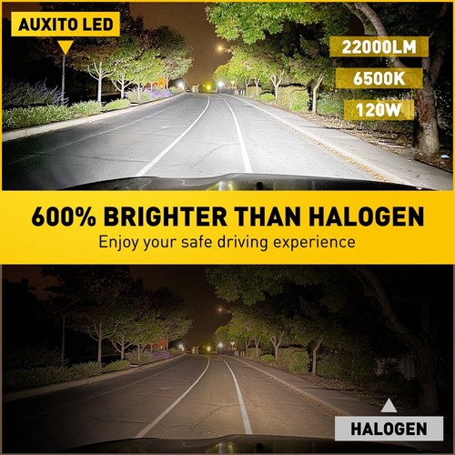 Super Bright 22000LM 120W LED H11 Headlight Low Beam Bulb Pure White Canbus 2/4X - Picture 10 of 12