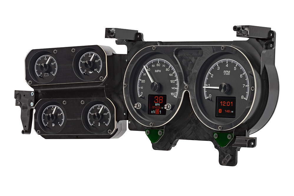 c10  サバーバン メーターパネル？ 1973-1987 DAKOTA DIGITAL C10 SUBURBAN BLACK FACE IN STOCK