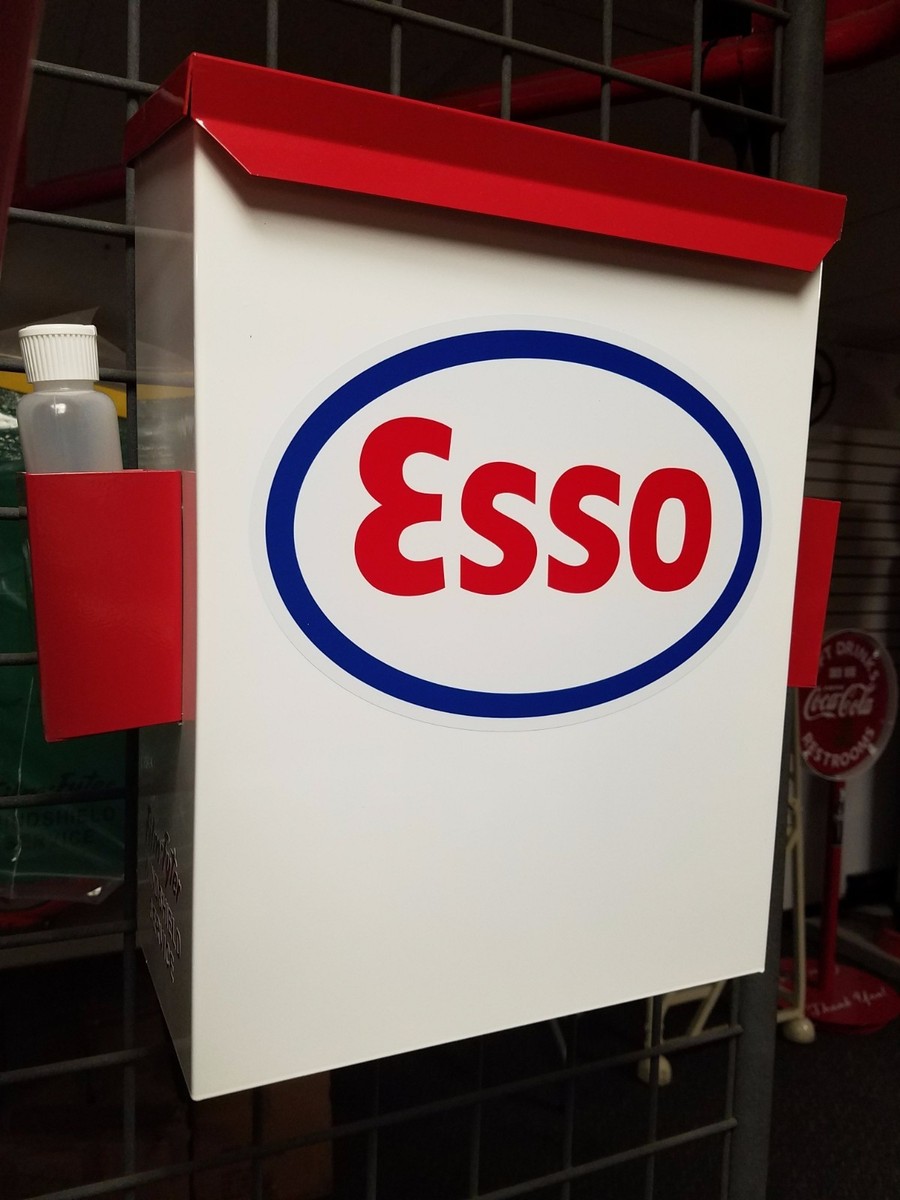 レア 1950’s ESSO オイルドロップ ペパーミント色 ビンテージ貯金箱 レア 1950's ESSO オイルドロップ ペパーミント色 ビンテージ貯金箱
