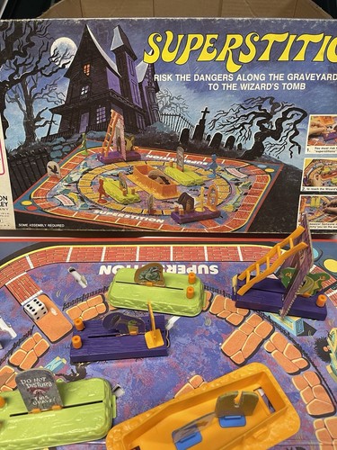 Vintage - Gioco da Tavolo Superstizione - Milton Bradley - 1977 - Foto 6 di 7
