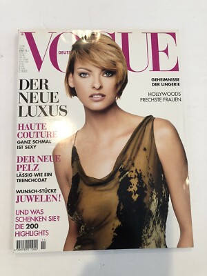Vintage Vogue magazine Deutch November 1996 Germany edition rare