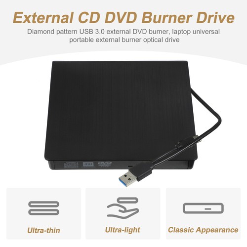 External Dvd Drive for Computer Disk Disc Burner Cd-dvd - Afbeelding 11 van 12
