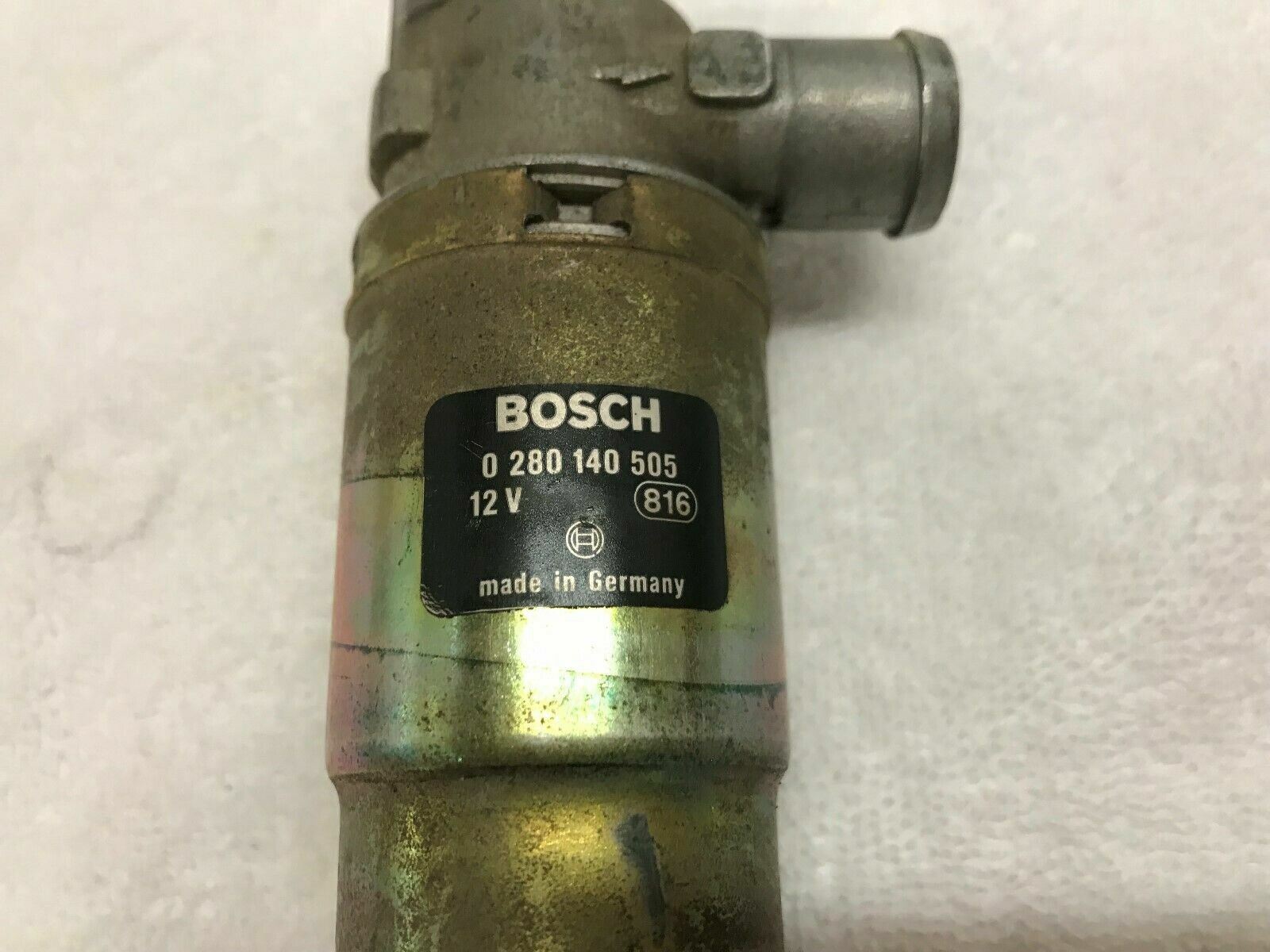 FERRARI 288 GTO IDLE AIR CONTROL VALVE PIPE CONNECTION TANK OEM 124688