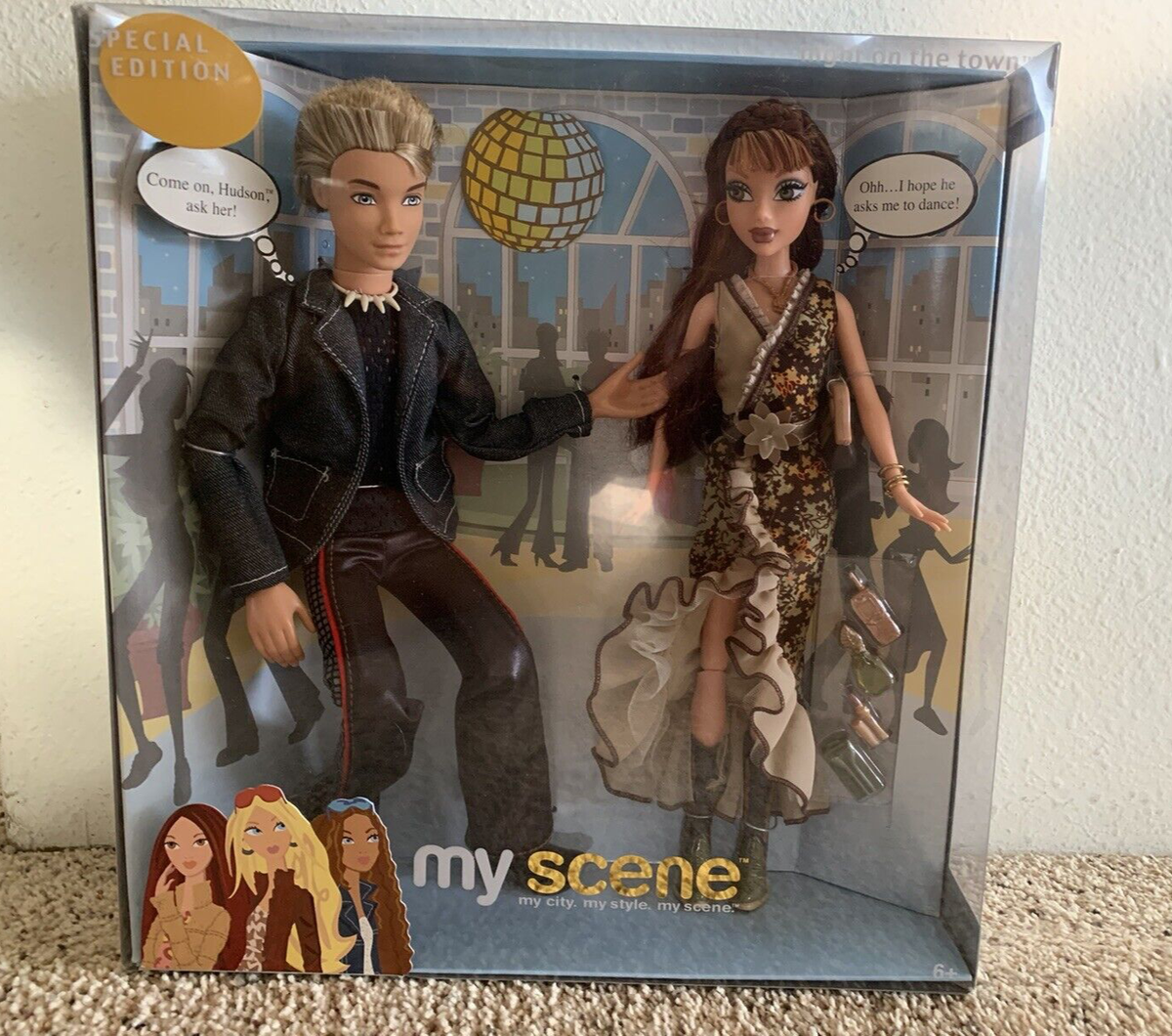 2003 Mattel My Scene Night On The Town Chelsea/Hudson Special