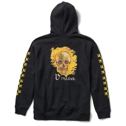 vans black and yellow hoodie