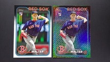 2024 Topps Series 1 BRANDON WALTER RC Holiday Foil Variation Base #193 Red Sox