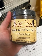 BRAND NEW Dixie Belle Chalk Mineral Paint - 8oz Chocolate