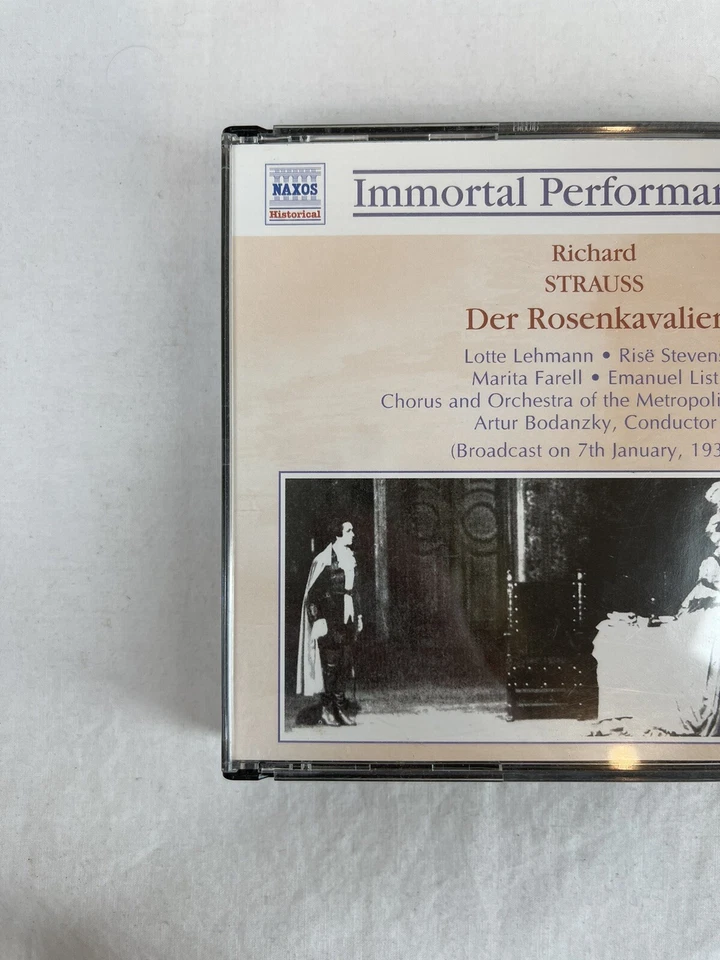  Juego de CD histórico de Naxos - Richard Strauss: actuaciones inmortales - Lehmann/lista Foto 2 de 4