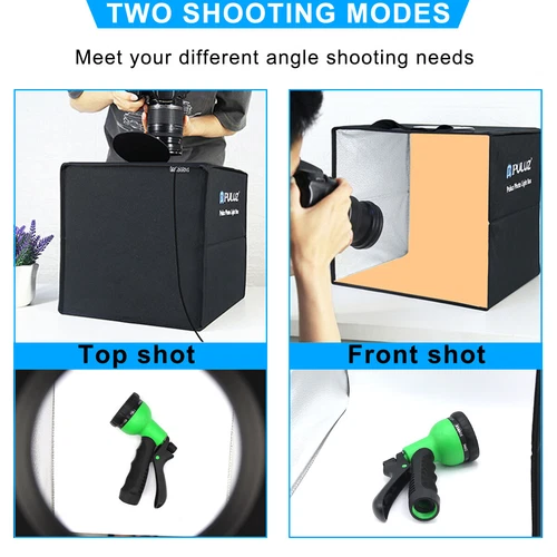 24" LED Photo Studio Light Box Portable Folding Photography Shooting Tent Kit - Bild 67 von 84