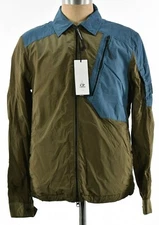 C.P. (CP) Company NWT Chrome Lightweight Jacket Size L in Olive Green/Blue