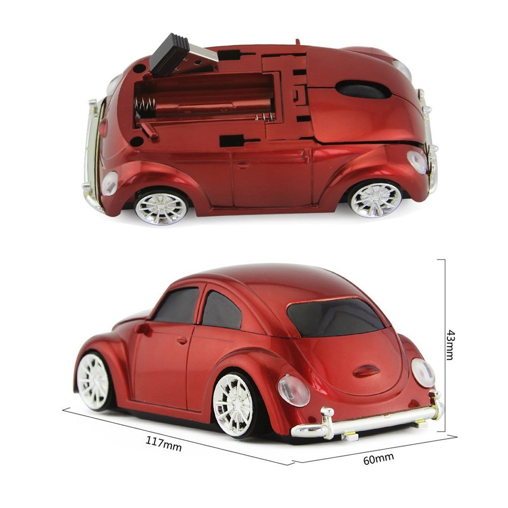 Volkswagen Beetle ワイヤレスマウス 限定版 アウトレット数量限定】Volkswagen クラシック ビートル 無線マウス
