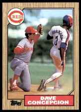 1987 Topps Dave Concepcion Cincinnati Reds #731