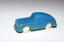 Plastik Modellauto unverglast Groschenauto Borgward Limousine circa HO