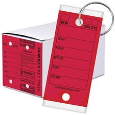 Weather-Resistant Car Dealership Tags 250ct