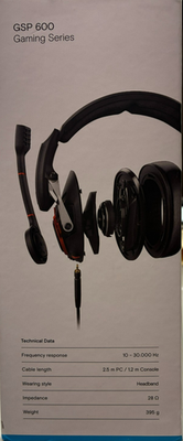 Sennheiser - GSP 600 - 07263 Professional Gaming Headset