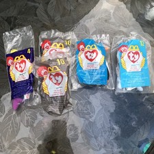 mcdonalds ty teenie beanie babies 1998 #4 And 10 And 11 And 12