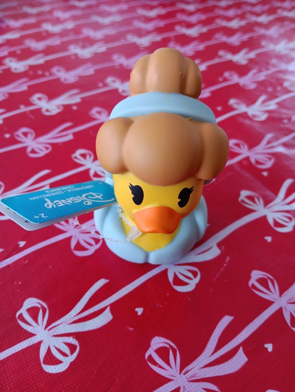 Cinderella Rubber Duck Princess Disney 3" New 