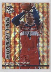 2020-21 Panini Mosaic Straight Fire Russell Westbrook #19