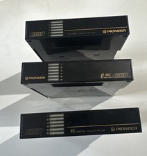 Lot of 3 Pioneer 6-Disc Multi-Play CD Changer Magazine