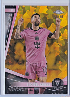 2024 MLS Topps Chrome - Lionel Messi Gold 06/50 Inter Miami