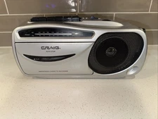 Craig CD6911 Portable Cassette Player/Recorder with AM/FM Radio