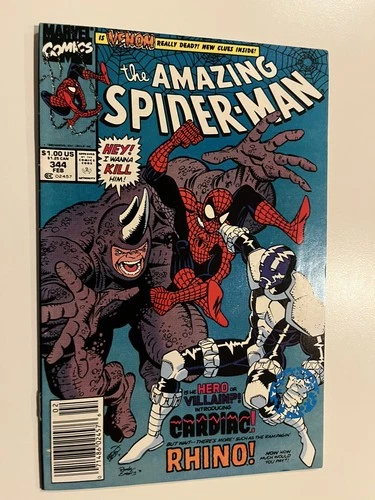 Amazing Spider-Man 344 VFN/NM High Grade HIGH DEF PIC/SCAN Combined shipping