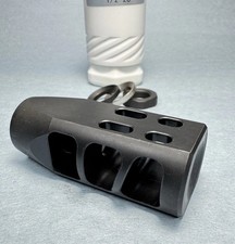 1/2-28 .223 5.56 Recoil Compensator Muzzle Brake Steel New