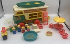 Vintage Fisher Price Little People Play Family 9942 Camper Truck