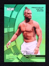 2025 Skybox Metal Universe AEW All Elite Wrestling PMG Green 1/10 Colten Gunn