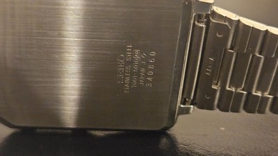 SEIKO T001-5010 DX-02 Second Edition JAMES BOND LCD TV TELEVISION
