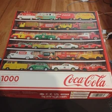 Coca-Cola "Coca-Cola Cars, 1,000 pc puzzle by Springbok" (2018) Used 