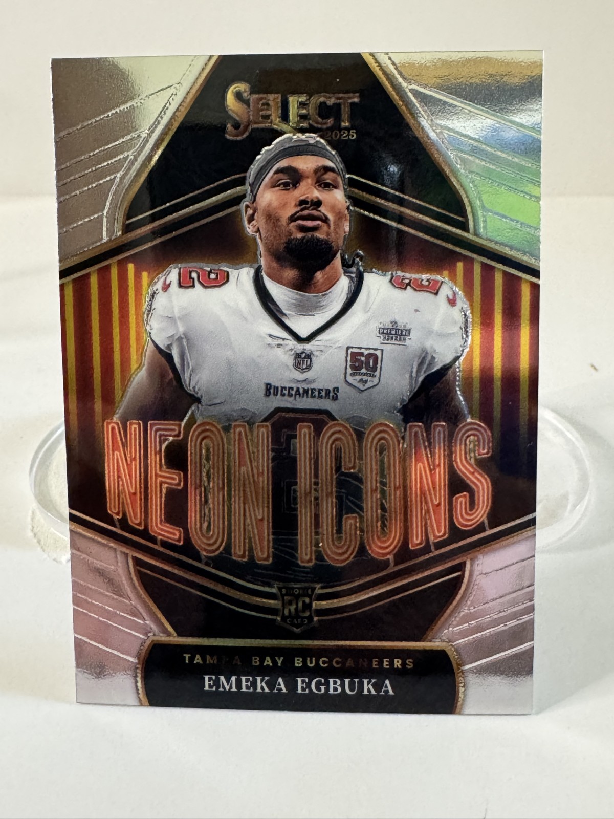 2025 Panini Select - Neon Icons Emeka Egbuka #24 (RC)