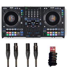 RANE DJ Performer 4 CH MOTORIZED DJ CONTROLLER WITH STEMS 2 Gold Roland XLRs