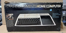 TEXAS INSTRUMENTS HOME COMPUTER 99/4A  IN ORIGINAL BOX  W/  Cords