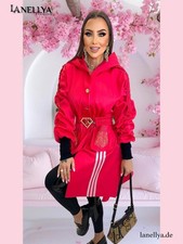 Lola Bianka Women's Coat Pink - Spring Coat with Hood & Belt