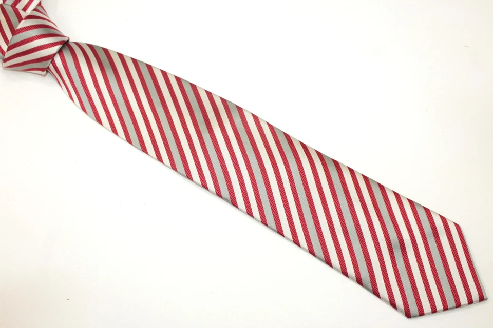 Corbata de seda CARLO PALAZZI hecha en Italia F83183 Foto 2 de 4