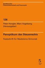 Panoptikum des Steuerrechts Peter Hongler