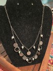 Silpada N1567 Sterling Silver 925 Copper Disc Coin Pearl Double Strand Necklace — photo 1