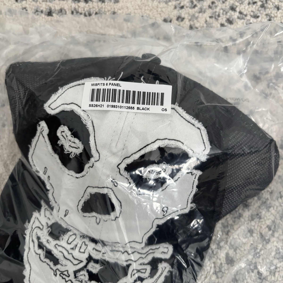 Supreme The Misfits Mesh Back 6 Panel Hat Black SS26 NWT | eBay