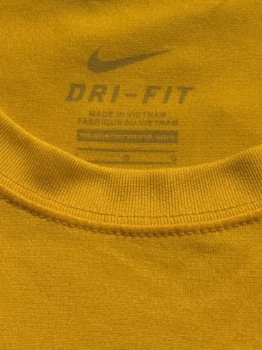 WVU Nike West Virginia Mountaineers Dri Fit Long Sleeve Gold Team Issue Large - Picture 3 of 3