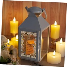 Memorial Lantern - Bereavement Sympathy Gifts for Loss of Those We Love White
