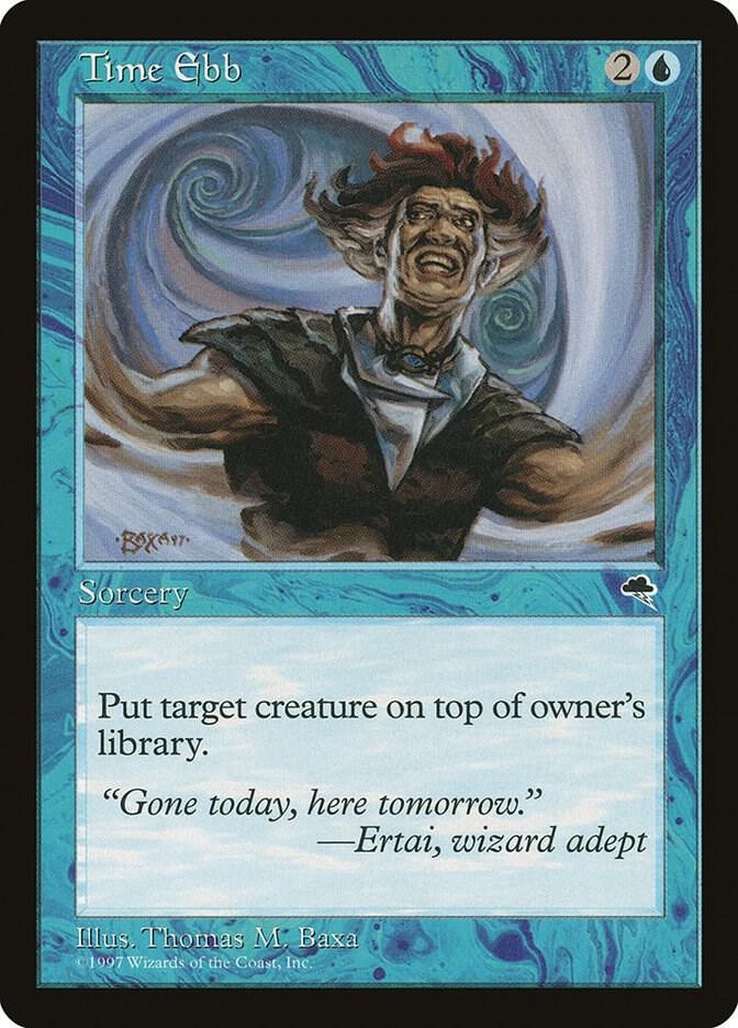 Time Ebb 96 Tempest Magic The Gathering MTG Card 1997 Near Mint