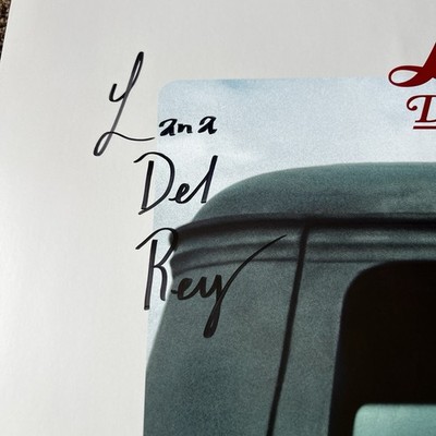 Lana Del Rey SIGNED Limited Edition LUST FOR LIFE MASSIVE