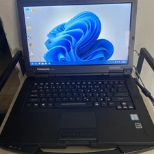 Panasonic Toughbook fz-55 i7 8665U 1.9GHz 16GB 2TB SSD 8740 Hrs Win 11P GPS DVD