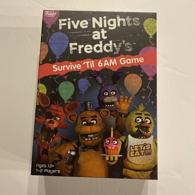 Five Nights at Freddy's Board Game SURVIVE 'TIL 6 AM FNAF  Funko
