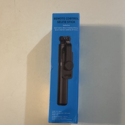 TINKSEN Remote Control Wireless Selfie Stick Tripod 360° Rotation Black