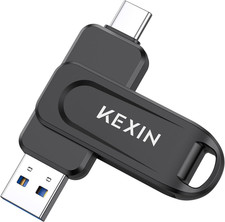 Dual USB C USB A Flash Drive 64GB 128GB 256GB Thumb Drive for iPhone Android PC